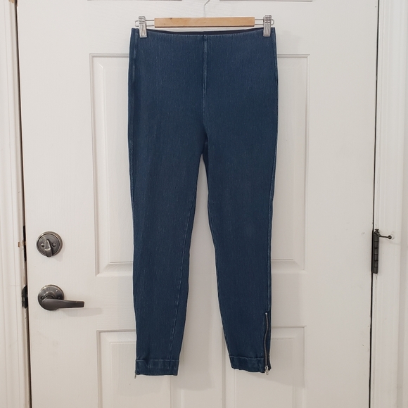 Lysse Size Small Blue Denim Leggings - Picture 1 of 8